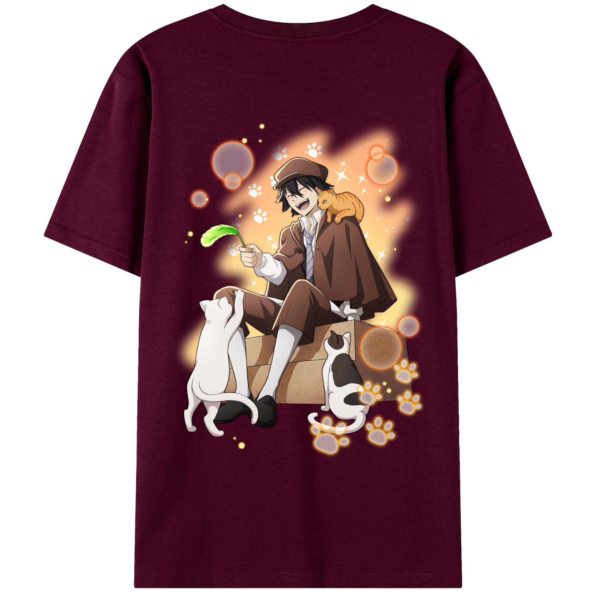 （画像用） 文豪ストレイドッグス Bungo Stray Dogs レディース半袖Tシャツ(バックプリント)